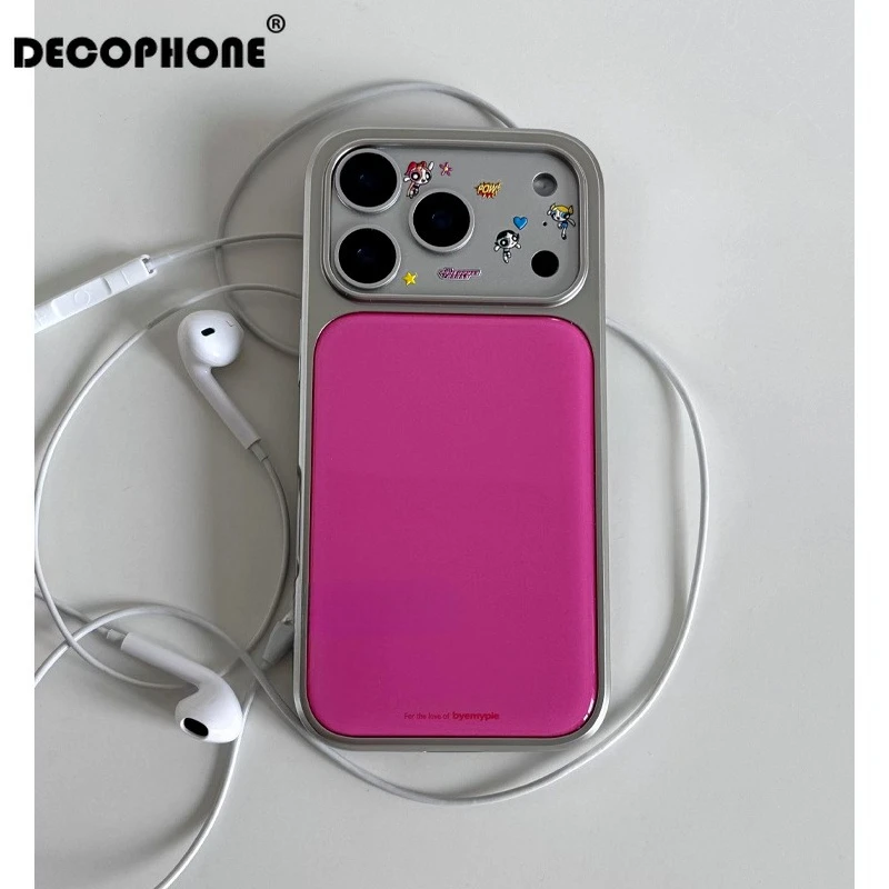Koreanische INS Trendige Helle Einfache Hellrosa Handyhülle für iPhone 17 Air 16 E 15 14 Plus 13 12 11 Pro Max Stoßfeste Rückabdeckung