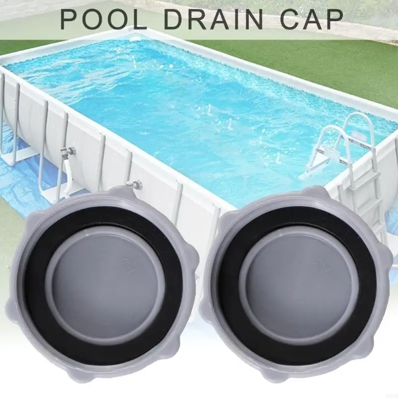 Set of 2 Swimming Pool Drain Valves Caps Pool Drain Caps Twin Drain Valves Cover for P6H1158ASS16 Model Pool Owners