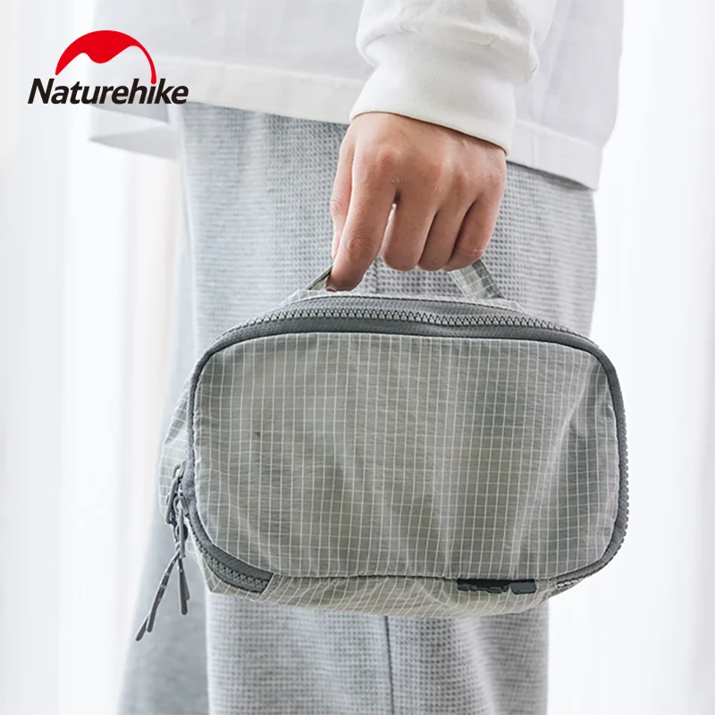 Naturehike Grey/Purple Packing Travel Storage Bag Portable Large Capacity Luggage Clothing Underwear Storage Bag With Zipper