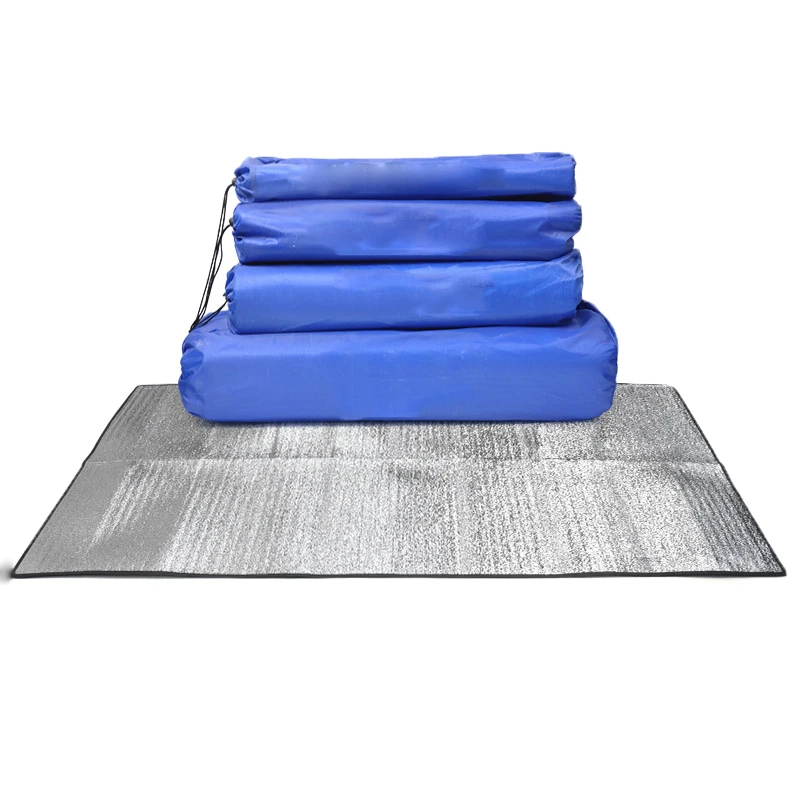 1pc Outdoor Moisture-Proof Mat, Aluminum Foil Picnic Mat, Portable Outdoor Tent Mat, Suitable for Beach and Dormitory Use
