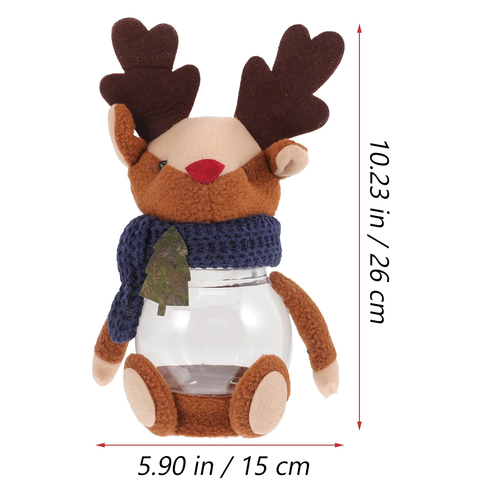 جرة حلوى عيد الميلاد المحمولة مختومة صندوق تخزين ملفات تعريف الارتباط متعددة الأغراض حفلة عيد الميلاد حاوية الحلوى جرة تخزين عيد الميلاد