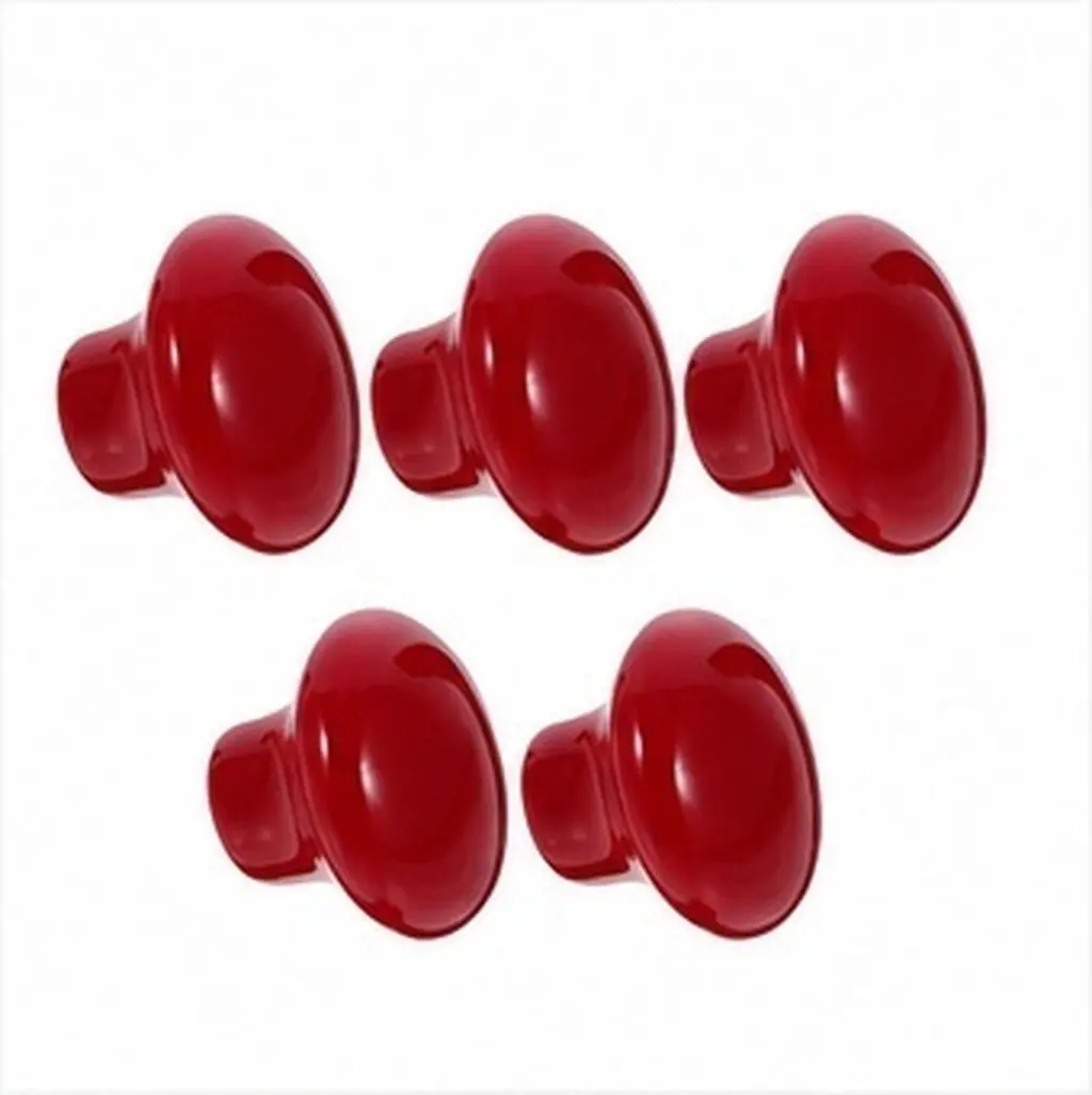 Cabinet Door Handles Drawer Knobs Pull Wardrobe Halloween Christmas Ceramic Door Knob Ceramic Door Knobs Drawer Knobs Round 5PCS