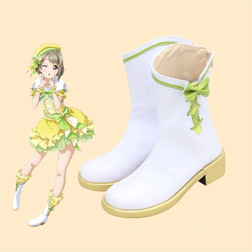 

Love Live LoveLive Nakasu Kasumi Cosplay Shoes Boots Halloween Christmas RainbowCos0 W2554