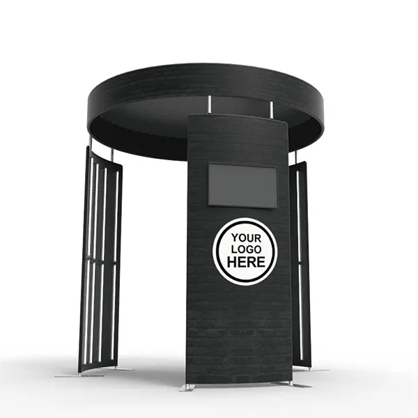 360 Photo Booth Enclosure Cube Portable Vogue Photo Booth Inflable Photo Booth Enclosure Backdrop With Color Led Lights