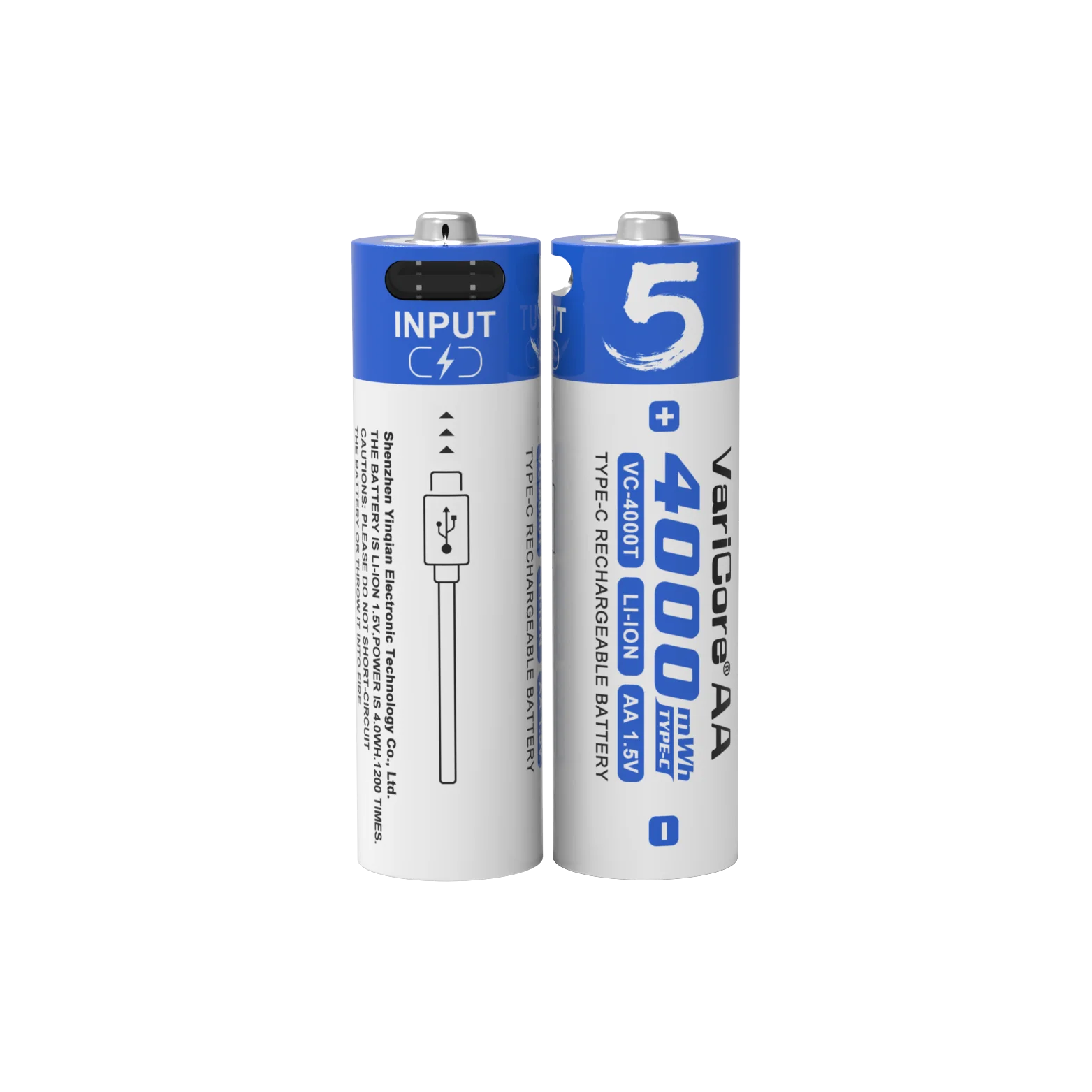 LiitoKala AA 1,5 В 3450 МВтч литиевая аккумуляторная батарея большой емкости Type-C USB быстрая зарядка для игрушки-мышки