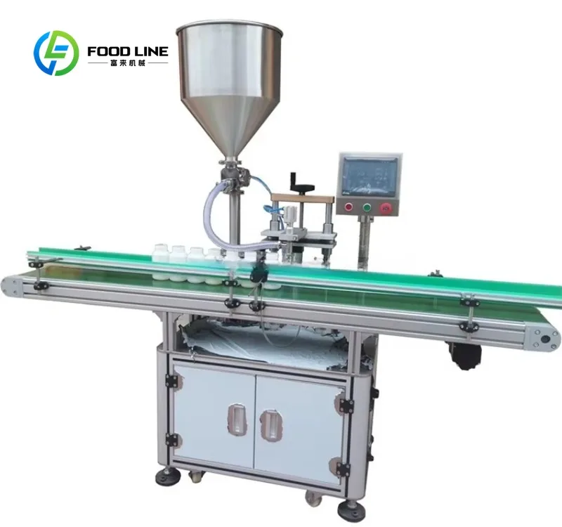 Custom Made Single Head High Speedsauce Jam Mayonnaise Jam Lotion Cream Bottle Filling Machine