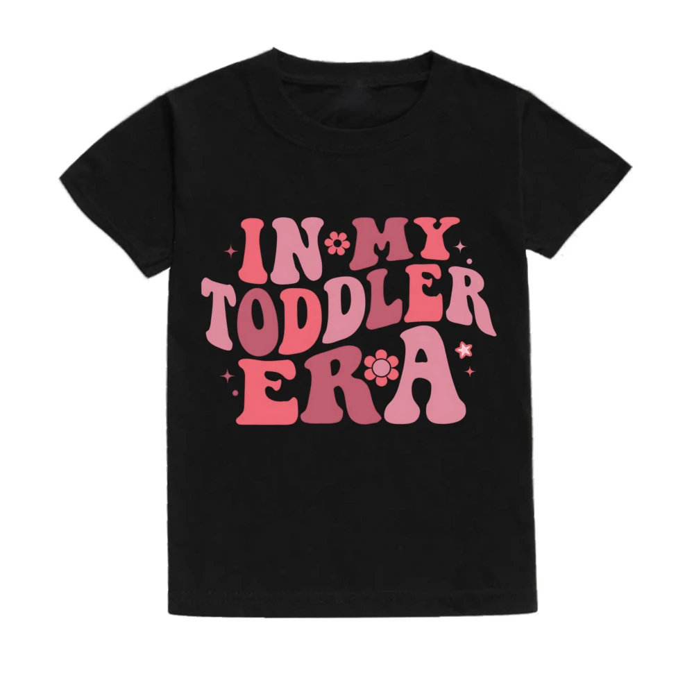 In My Toddler Era Shirt Funny Kids TShirt Retro Girls camicie abbigliamento Toddler Youth Tee Girl in My Toddler Era Tee Outfits