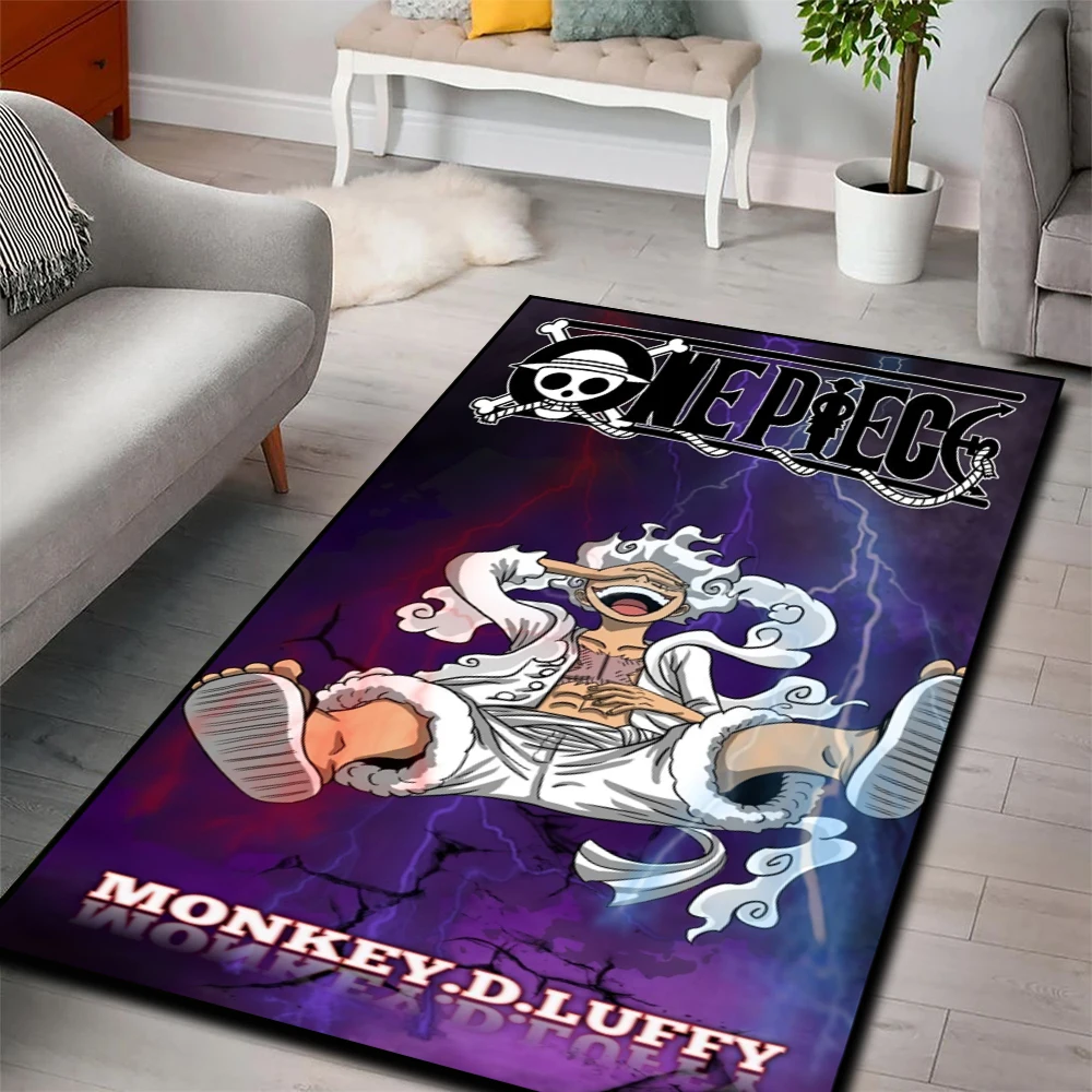 

Animes Rug One Piece Popular Style Ace Nika Luffy Gear 5 Customize Cartoon Rug Figure Handmade Carpet Area Rug for Home Decor