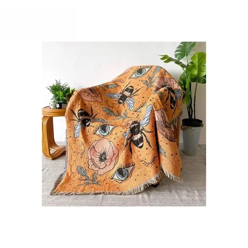 Anti-fading shrinkage easy to customize woven tapestry