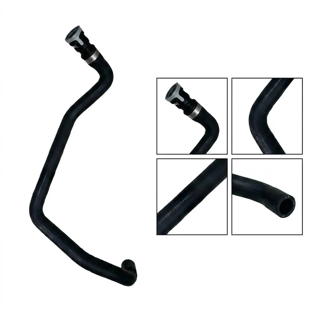 Climate Control Hose HVAC Heater Hose Direct Replacement Plastic And Rubber Build High Temperature Resistant Black
