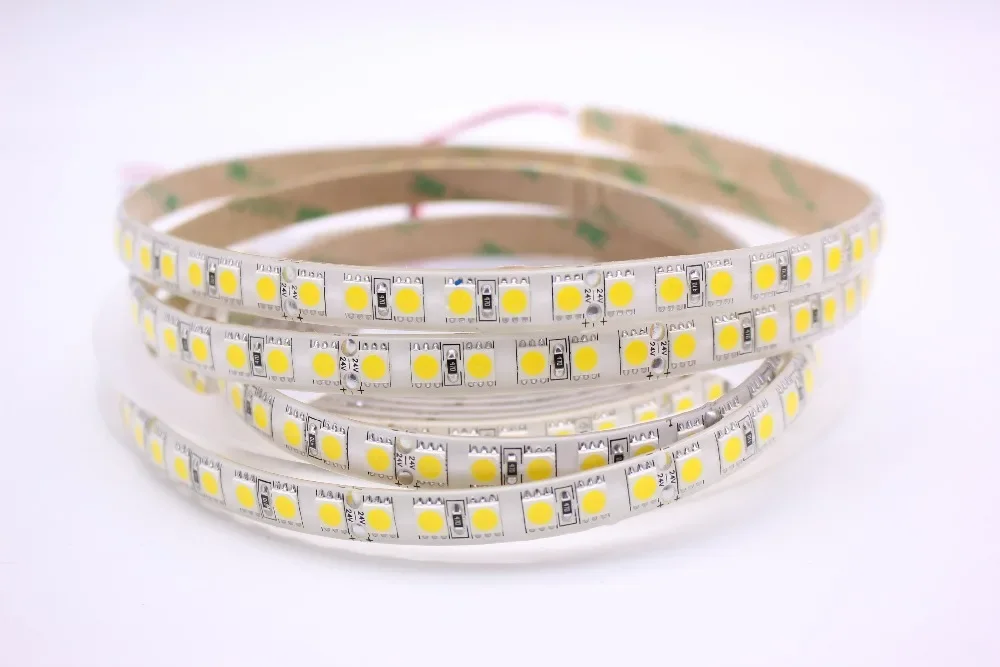 5M 600LEDs 5054 LED Strip Tape Lighting , 12V 24V flexible light 120LEDs/M High brightness THEN 5050 LED strip white/warm white