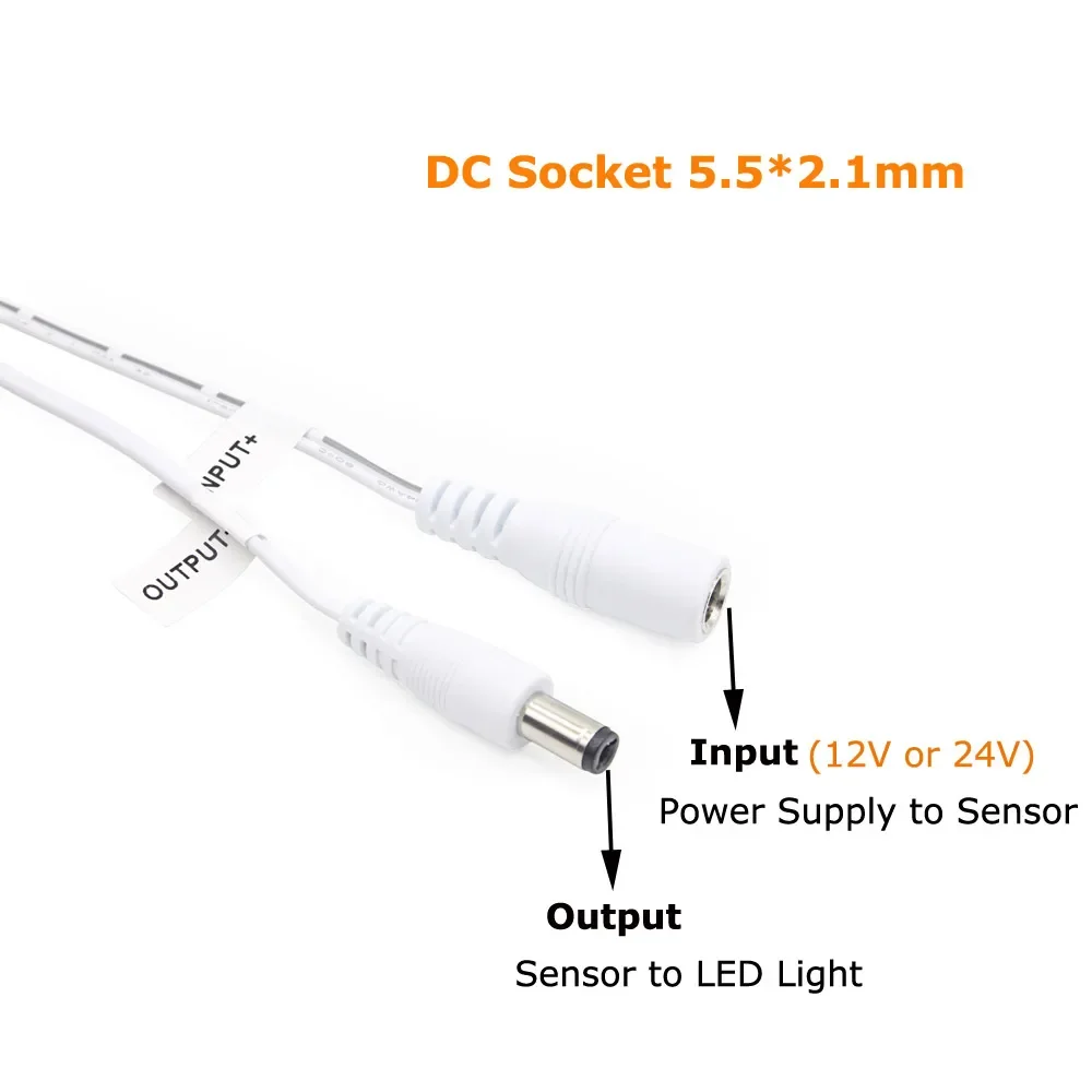 Motion Sensor 12V Light Switch 12 Volt Touch Movement Sensor DC 12V LED PIR Infrared Automatic LED Strip Light Switch ON OFF view 5