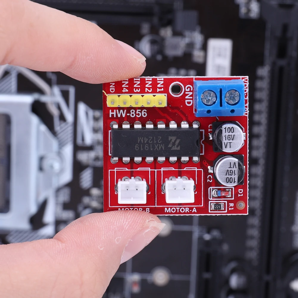 MX1919 Dual Stepper Motor Drive Module 2.5A Dual Stepper Motor Development Board Low Power Consumption Dual H Bridge for Arduino