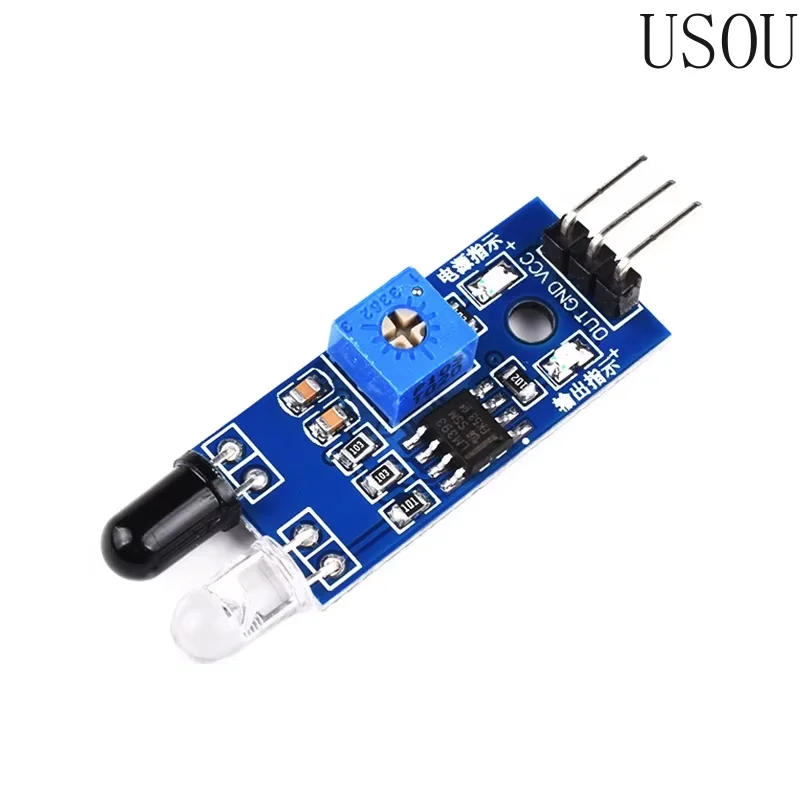 IR Infrared Obstacle Avoidance Sensor Module for Arduino Diy Smart Car Robot Reflective Photoelectric 3PIN