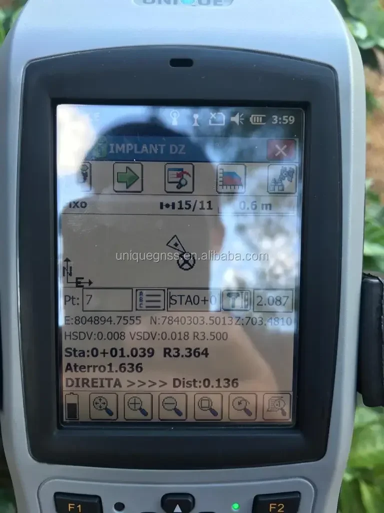 Cheap windows mobile system rtk gnss data collector  U17