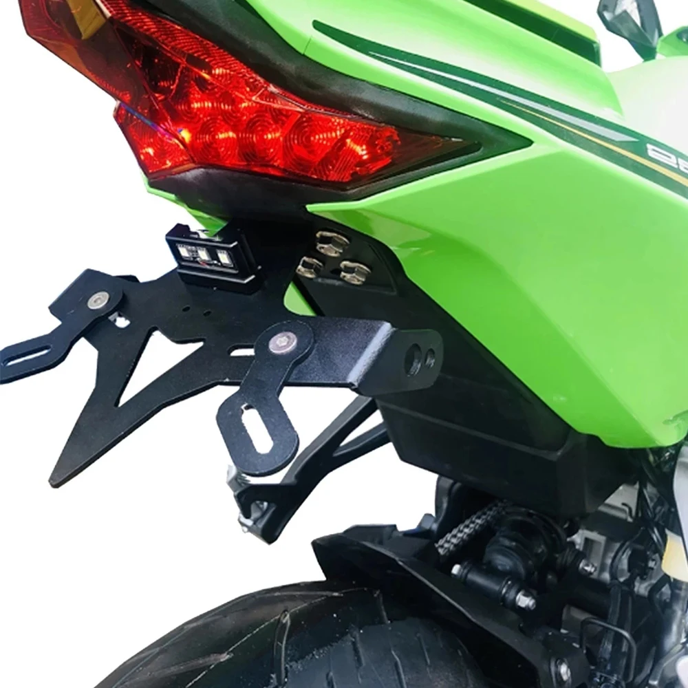 MTKRACING License Plate Holder For KAWASAKI ZX-25R ZX-4R 2021-2024 Motorcycle Fender Eliminator Tail Number Plate Bracket