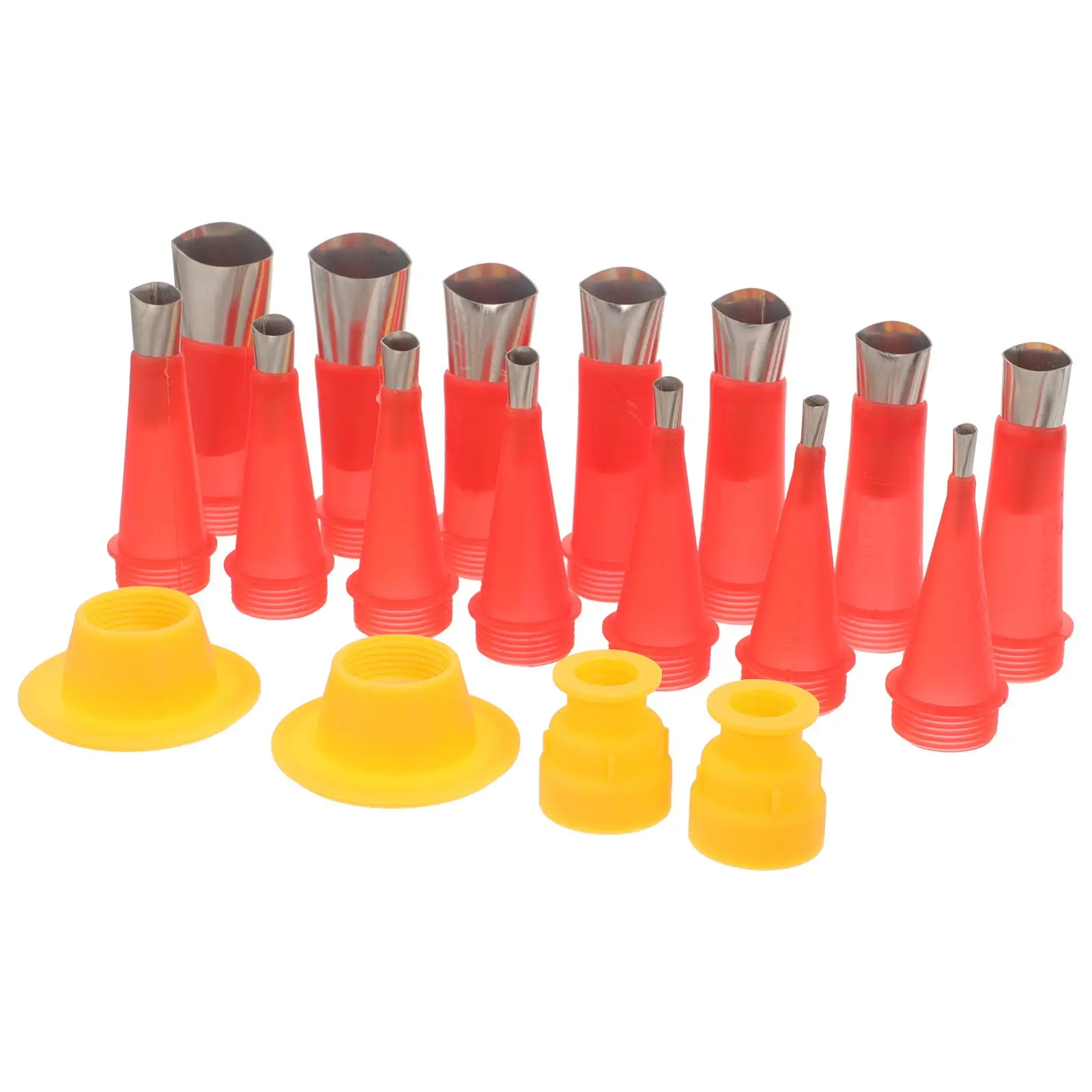 

18Pcs Caulk Tool Stainless Steel Silicone Extension Finisher Applicator Caulking Nozzle Applicator Set