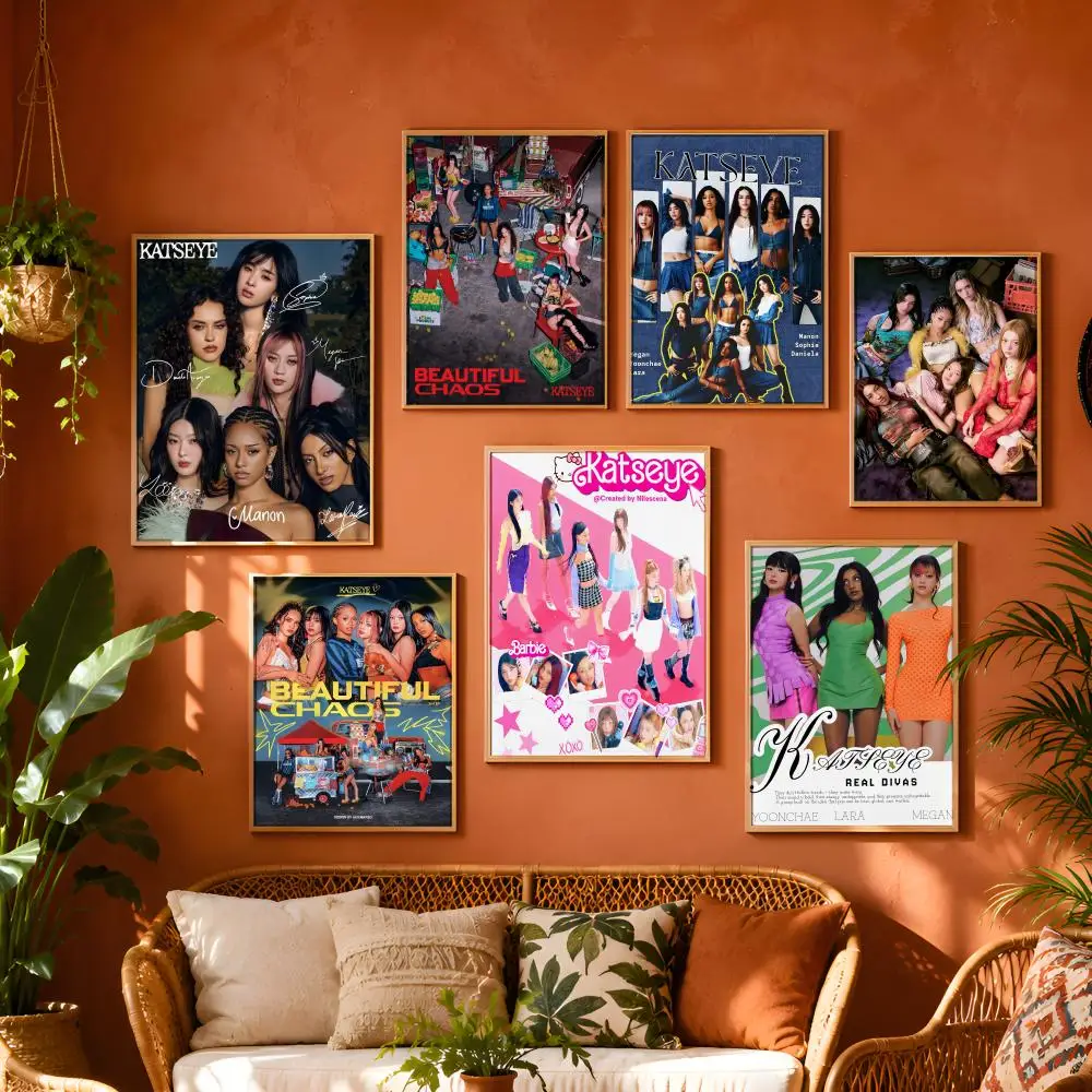 Band K-Katseye Ready to Apply Birthday Gift Elegant Room Wall Decor Gaming Room 1PC Poster