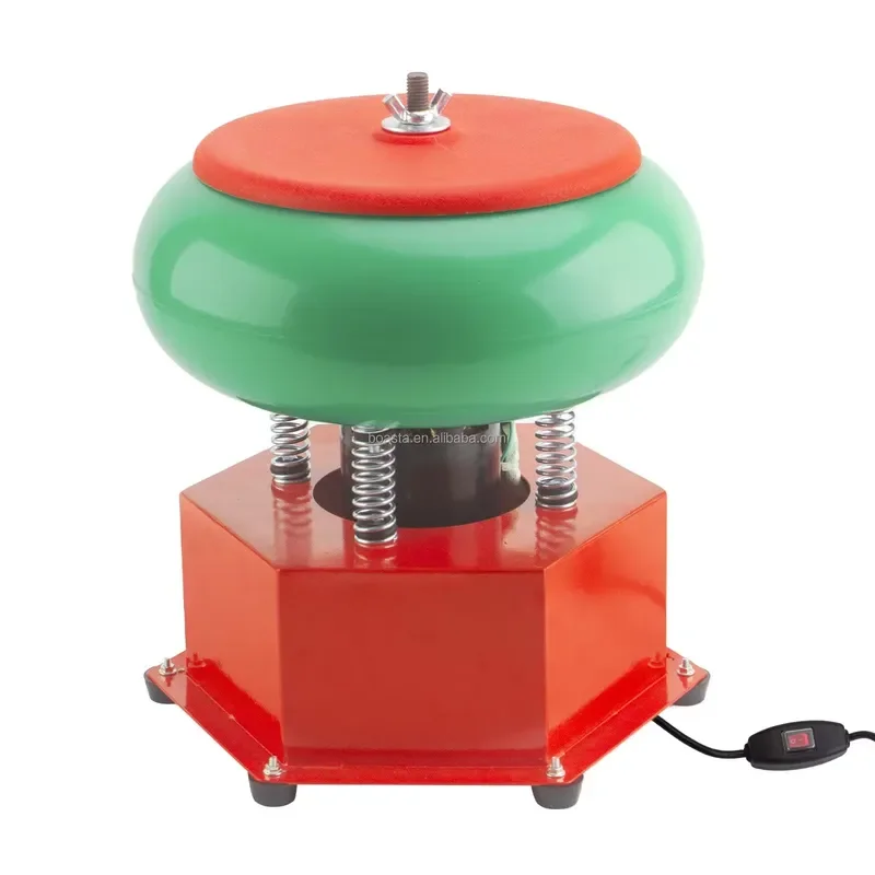 Boasta 10 Inch Vibratory Polishing Machine Jewelry Gold Silver Cleaning Finishing Tumbler for Metal Jade Wood Beads 110V 220V