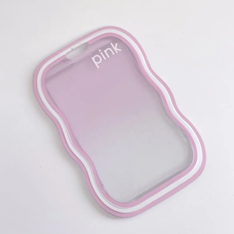 Creative Design Kpop Photocard Holder Transparent Card Holder Keychain Photo Sleeves Bus Card Student Card Case Photo Protector