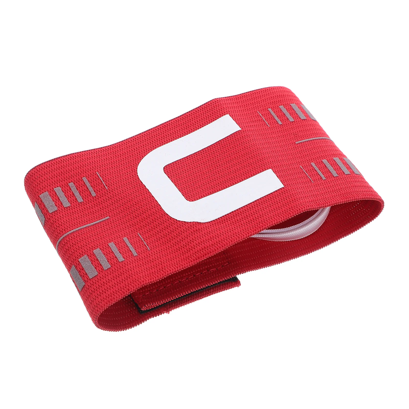 Braçadeira elástica ajustável para capitão de futebol, leve e respirável, faixa líder de equipe para jovens e adultos, braçadeira de capitão