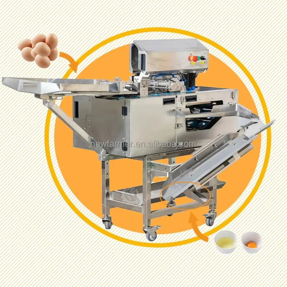 Industrial Egg Breaking Machine Egg White Yolk Separator Stainless Steel Commercial Egg Cracking Equipment for Bakery