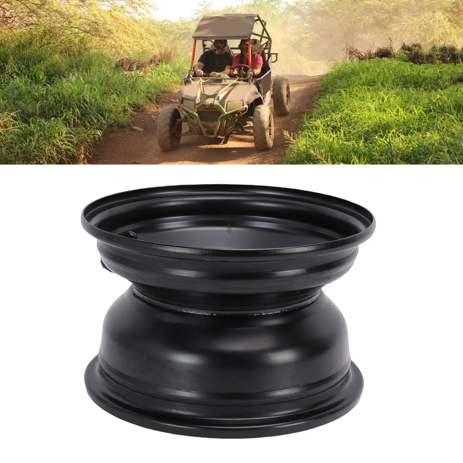 

8 Inch ATV Front Wheel Rim 19x7-8 19x7.00-8 Go Kart Wheel Rim 4 Hole High Strength Steel Wheel Rim Hub for Dirt Bike Buggy Ride
