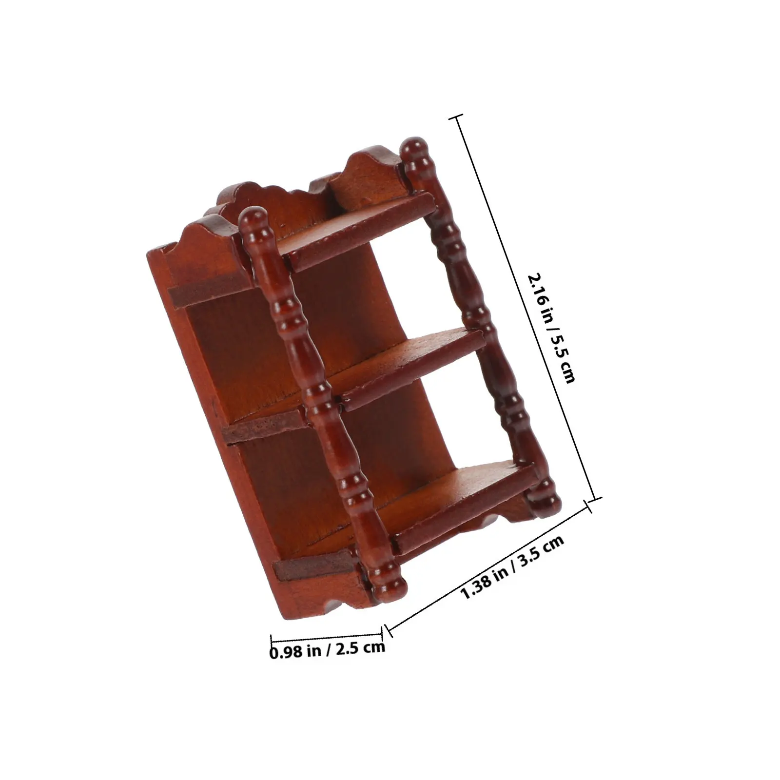 Mesita de Noche en Miniatura a Escala 1:12, Mesita de Noche de Madera para Casa de Muñecas, Juego de Muebles con Detalles Realistas, Decoración Pequeña para el Hogar u Oficina