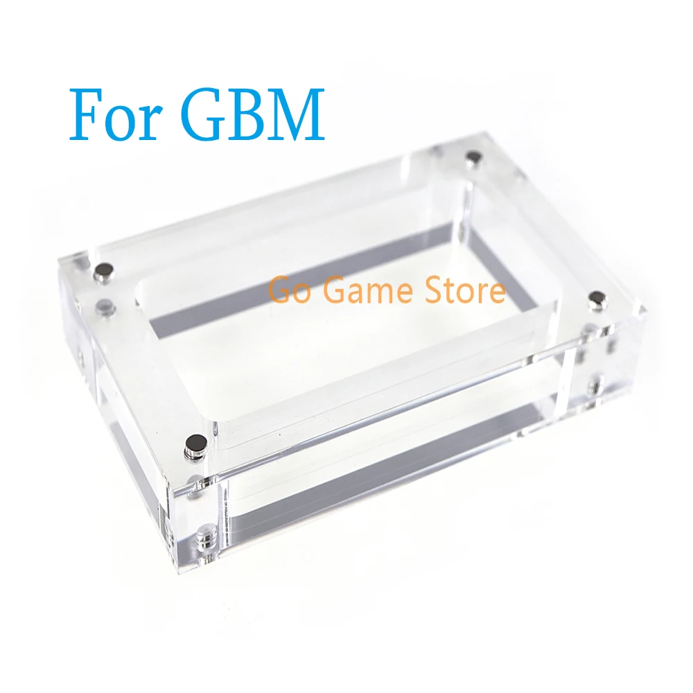 

1PC Transparent Storage Acrylic Display Box For GBM Game Console Transparent Acrylic Box Display Stand Accessories