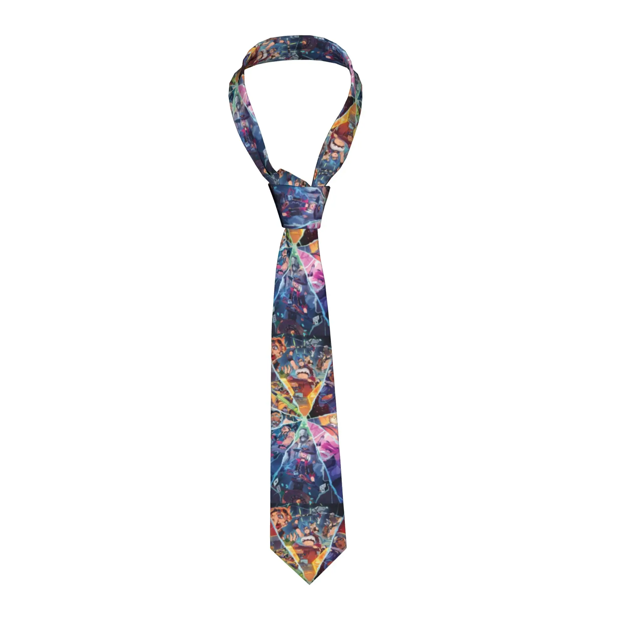 Corbatas Mercy Dva Kiriko Zarya Ashe para Hombre, Corbata de 8 cm de Ancho, Juego Overwatch, Accesorios para Hombre, Gravatas para Bodas y Negocios