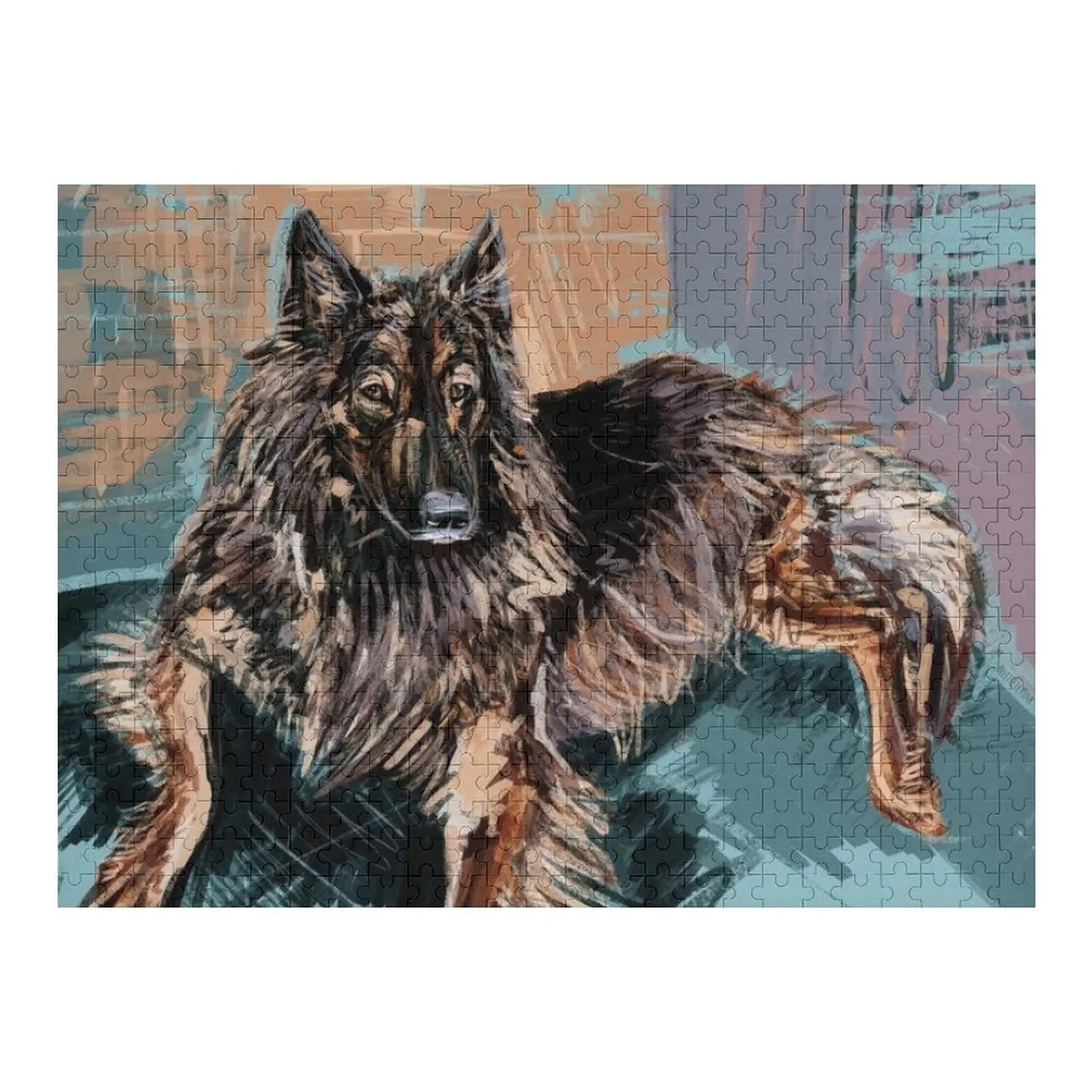 

Пазл Jesse the Belgian Tervuren Dog с персонализированным фотоименем, деревянная игрушка-головоломка