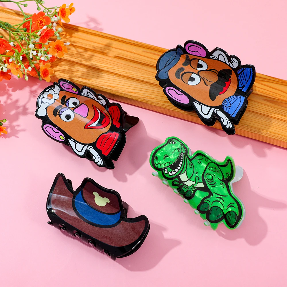 1PC/4PCS Hair claws designed based on characters from Disney·Pixar's classic animation "Toy Story", a multi-functional hair