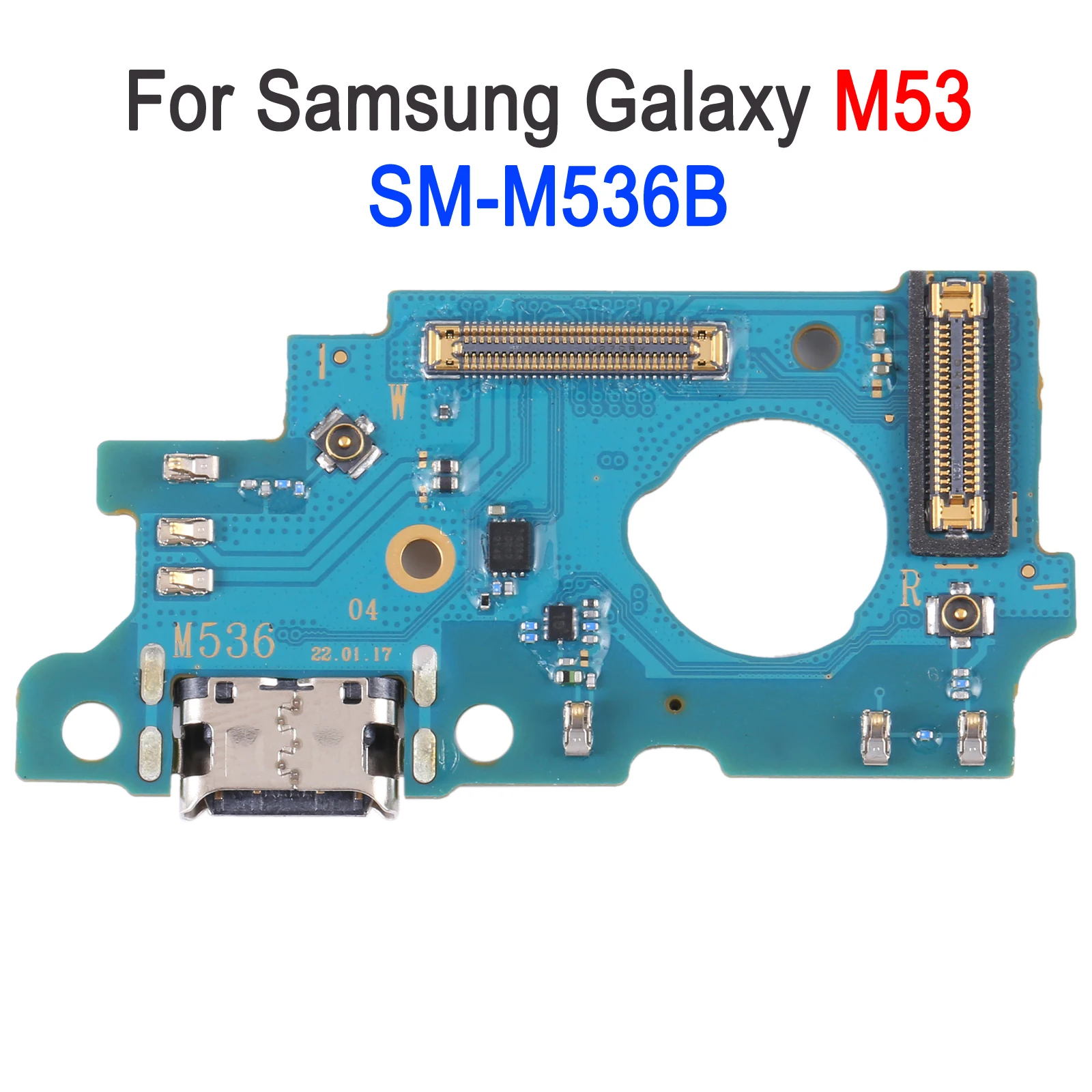 لوحة منفذ الشحن الأصلية لهاتف سامسونج جالاكسي M55 SM-M556B / M54 SM-M546B / M53 SM-M536B