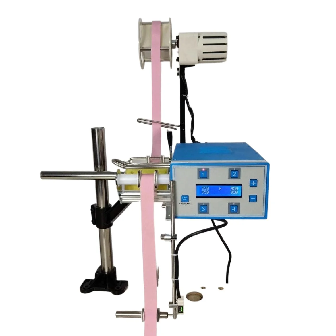 

High-precision sewing machine belt feeder computerized Protective clothing belt feeder Loosening strappe