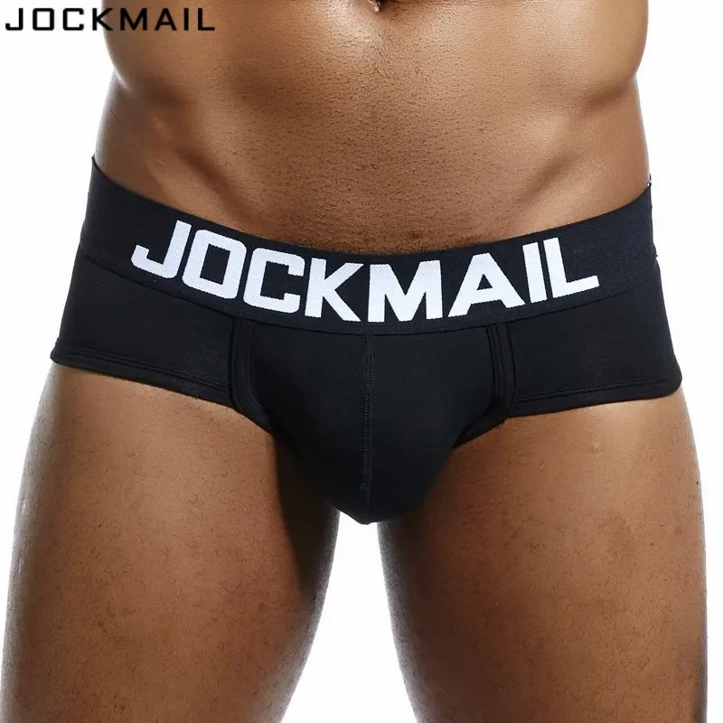 JOCKMAIL Brand Mens Underwear briefs Sexy cuecas calzoncillos hombre slip Gay Sleepwear Breathable Cotton Male Panties shorts