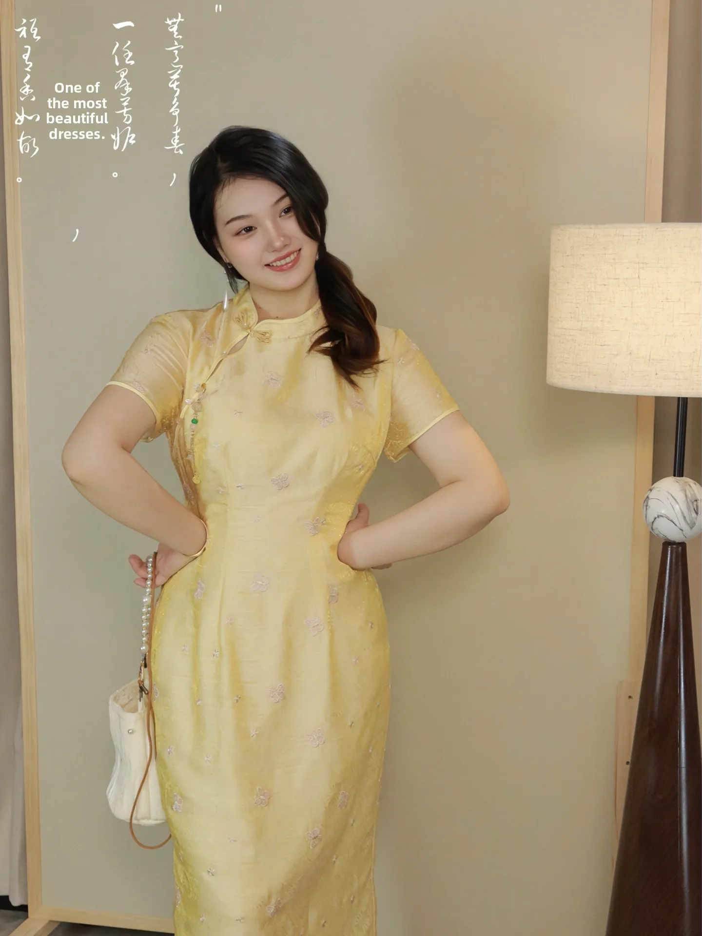 

New Chinese Style Embroidered Qipao Dress plus Size Women Gentle Personality Improved Version Tagkita A2603Q8742 Summer Dress