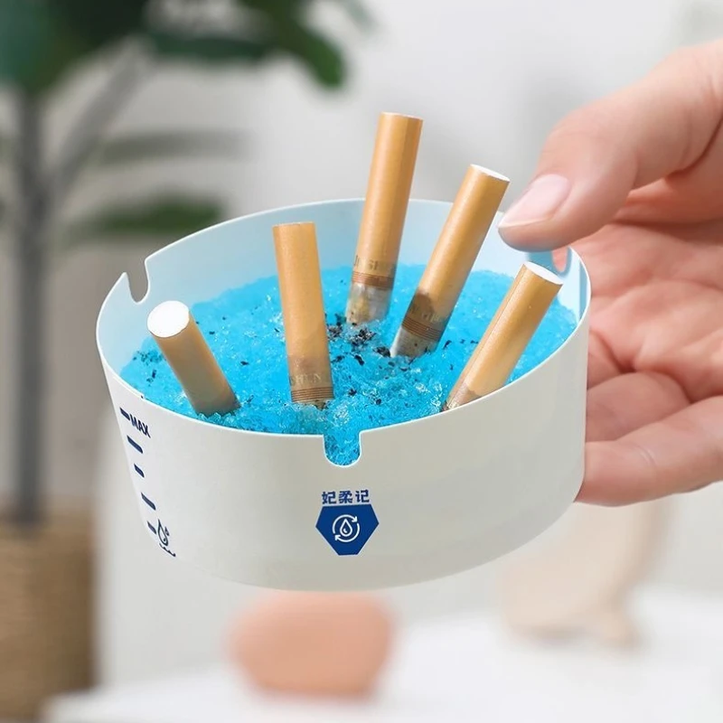 25pcs portable Disposable ashtray, thickened fire extinguishing sand, essential for home office and business, car smoking ash