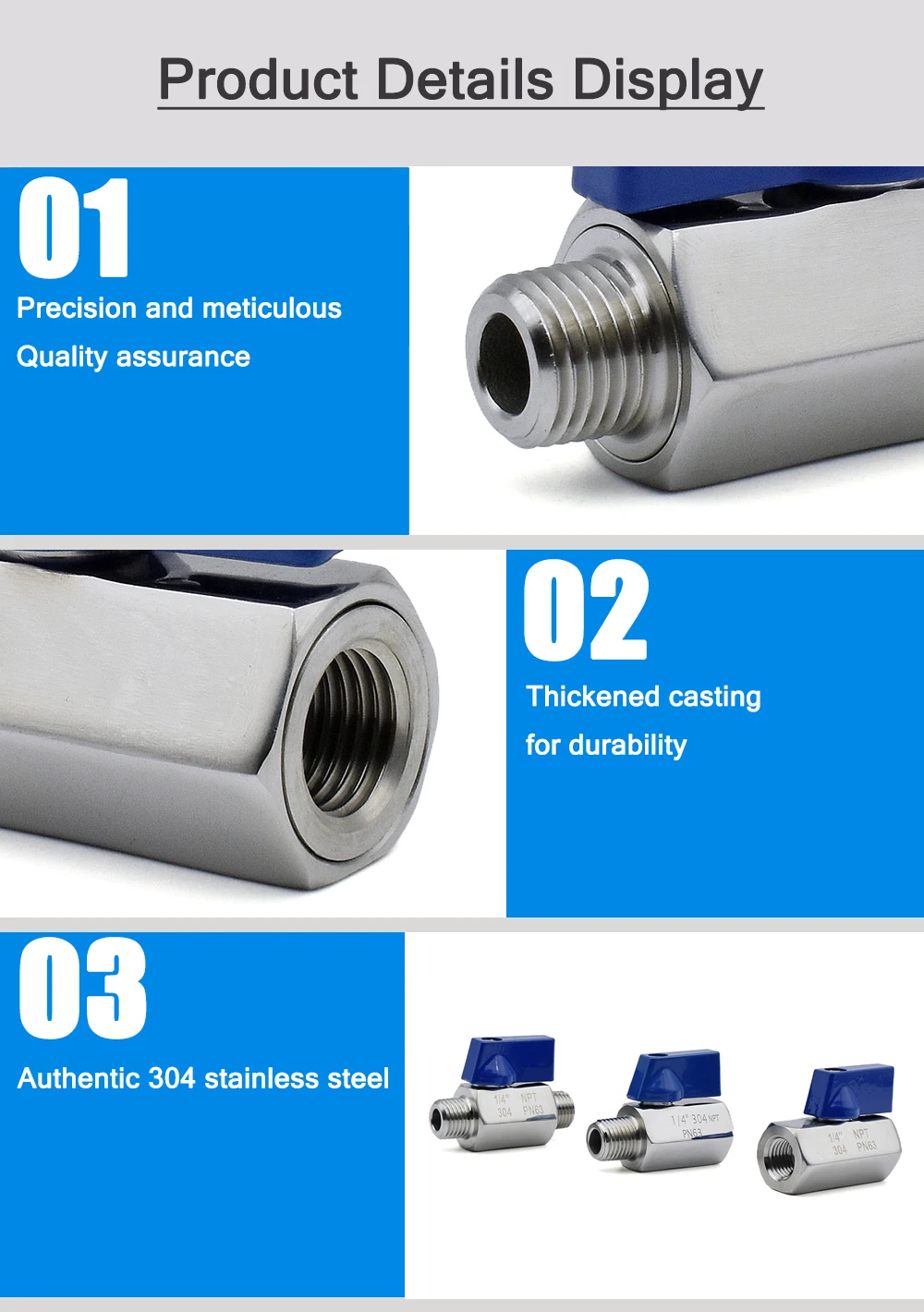 Magnetventil BSP/NPT Wasser und Dampf — Detail 1