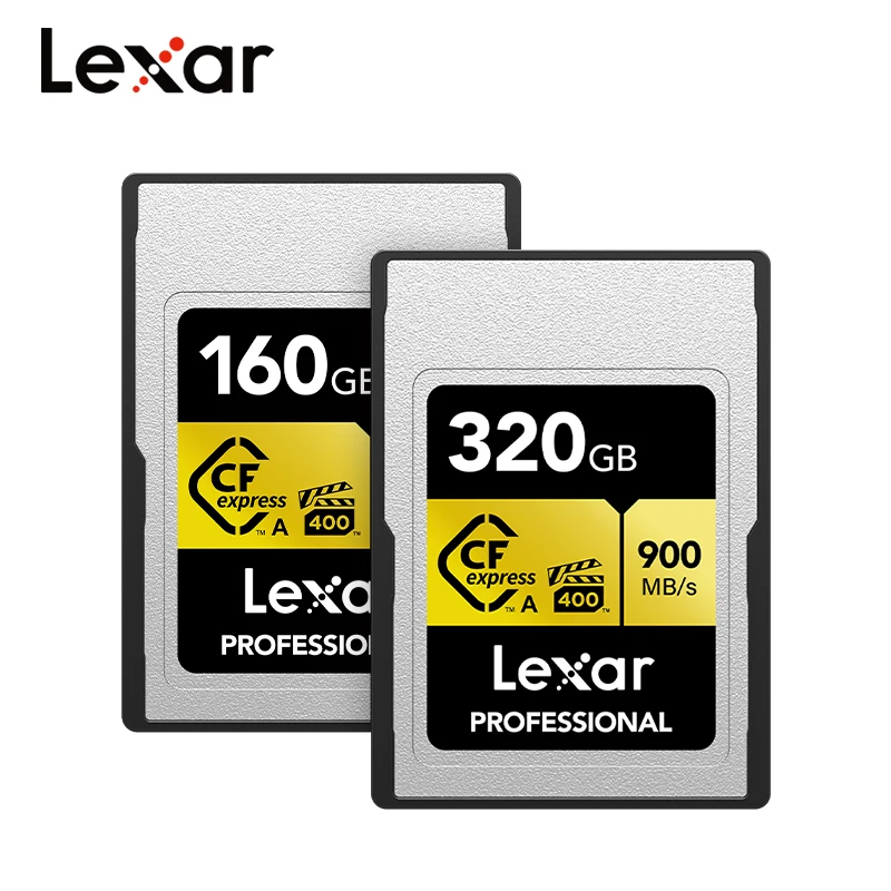 Original Lexar Professional CFexpress Type A Card 160GB 320GB Memory Card Max 900MB/s VPG400 VPG200 8K Video CF Card for Camera