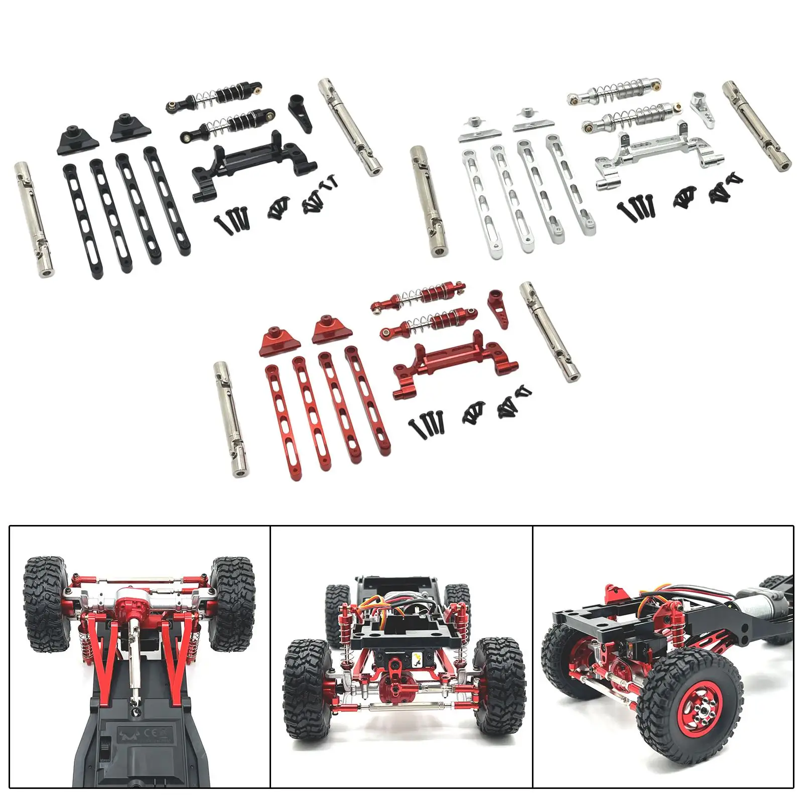 Metal Shock Absorber Mount Replacement Parts DIY Modified Spare Model Toy Upgrades Kits RC Car Parts for MN78 1/12 RC Truck