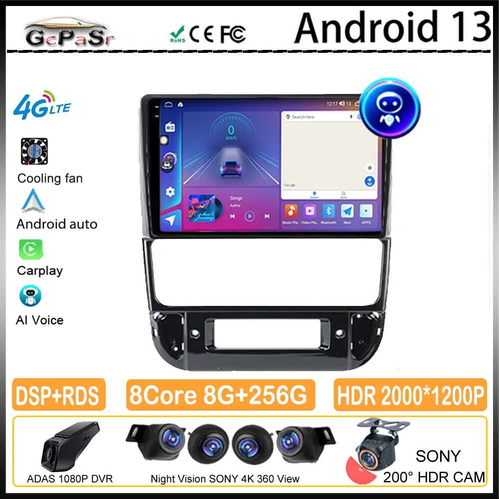 Android Car DVD For Peugeot 406 1995 - 2005 Car Auto Radio Multimedia Video Player Carplay GPS Navigation Stereo GPS