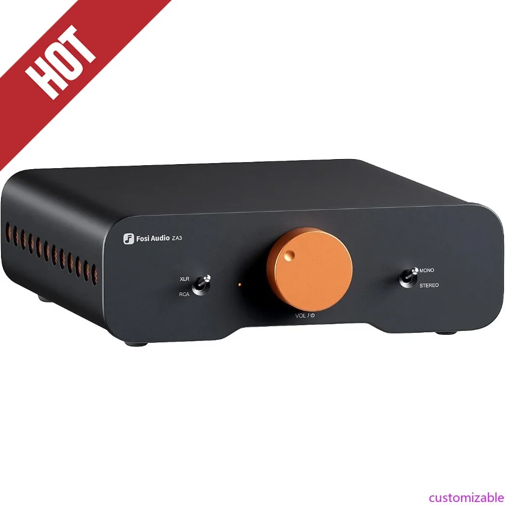 Customizable Fosi Audio ZA3 Balanced Stereo Amplifier Home Audio Component Mini 2 Channel Mono Amp TPA3255 For Subwoofer Desktop