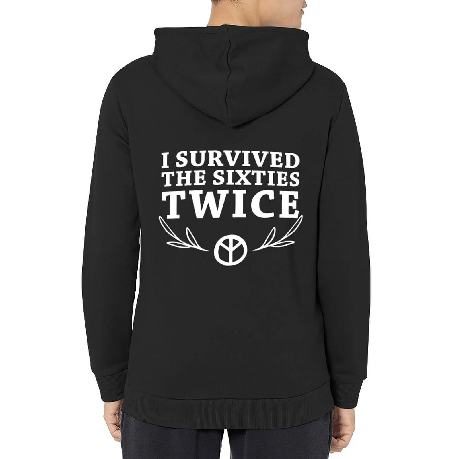 

I Survived The Sixties Twice 70 Birthday Hoodie autumn korean style clothes hooded shirt hoodie