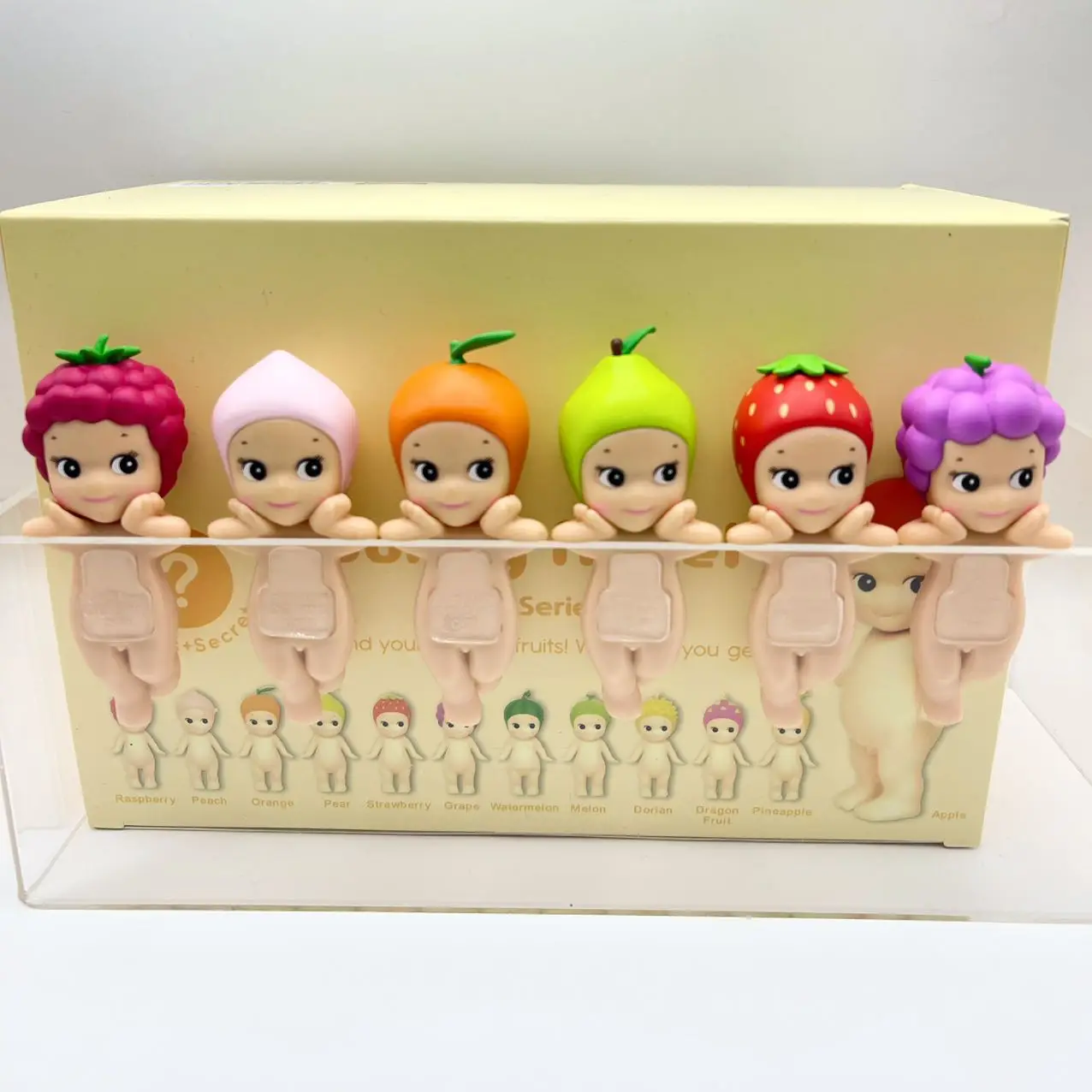 Sonny Angel Mini angelo con guancia frutta cieca scatola terminale ornamento decorazione del telefono cellulare Cupido fatto a mano Anime bel regalo giocattoli