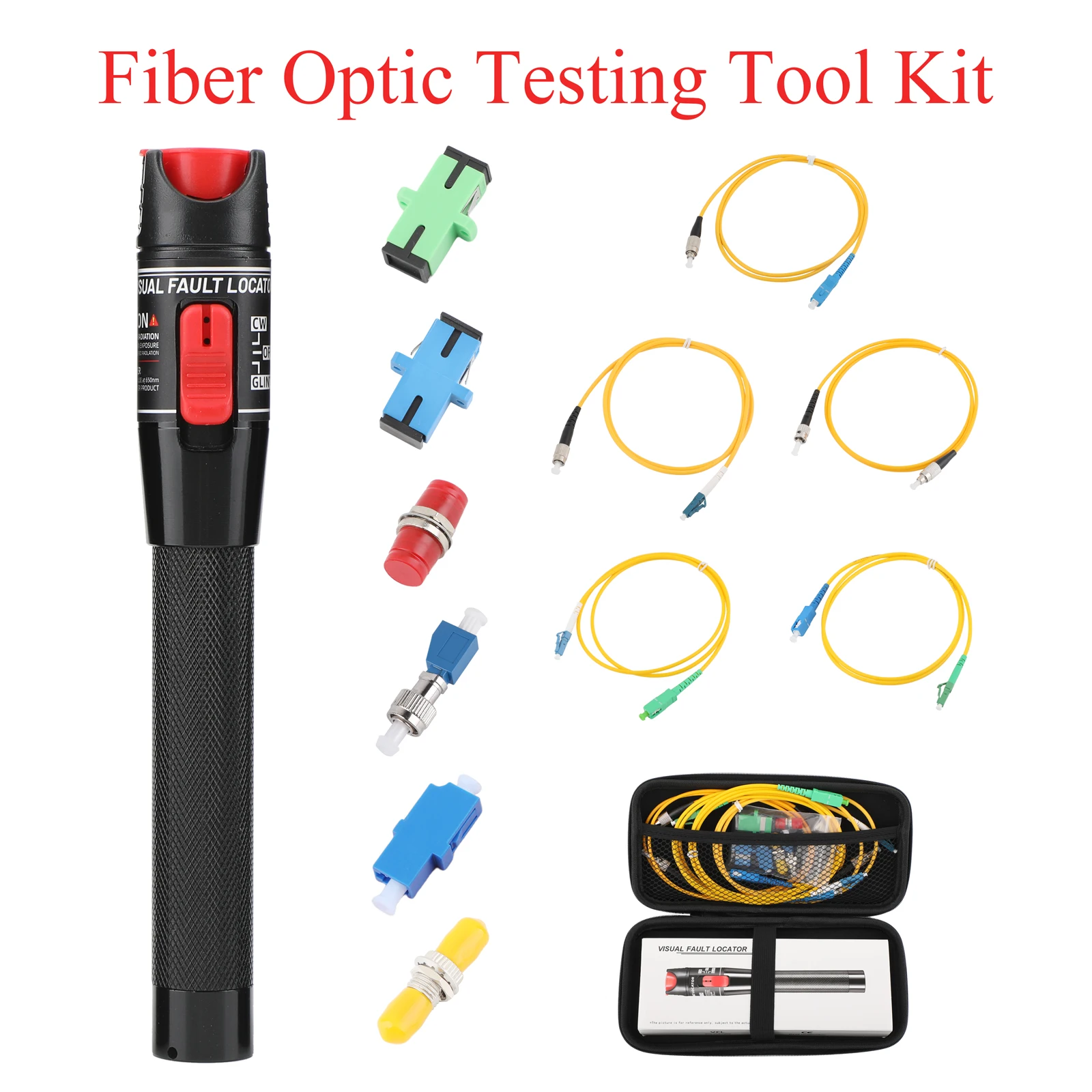 kit-per-test-cavi-in-fibra-ottica-da-12-pezzi-penna-ottica-ftth-da-15-mw-100-mw-per-fc-maschio-a-lc-femmina-apc-sc-upc-st-fc-sc-lc-con-5-cavi-patch