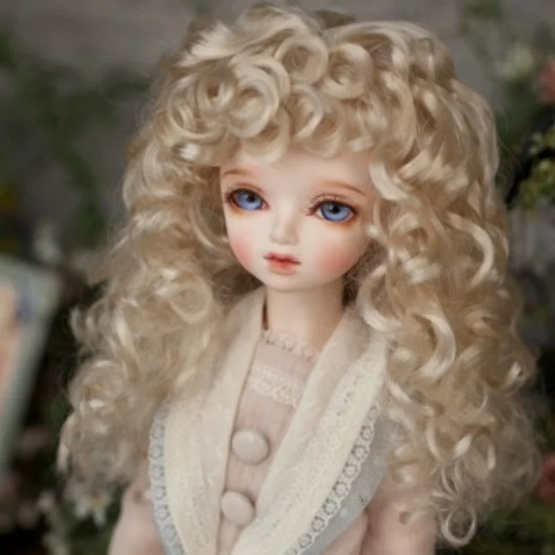 

JD031 Парик для кукол BJD всех размеров: кудрявый, 1/12, 1/8, 1/6, 1/4, 1/3, Tniy, OB11, YOSD, MSD, SD, Blythe, Q-baby. Аксессуары, лидер продаж.