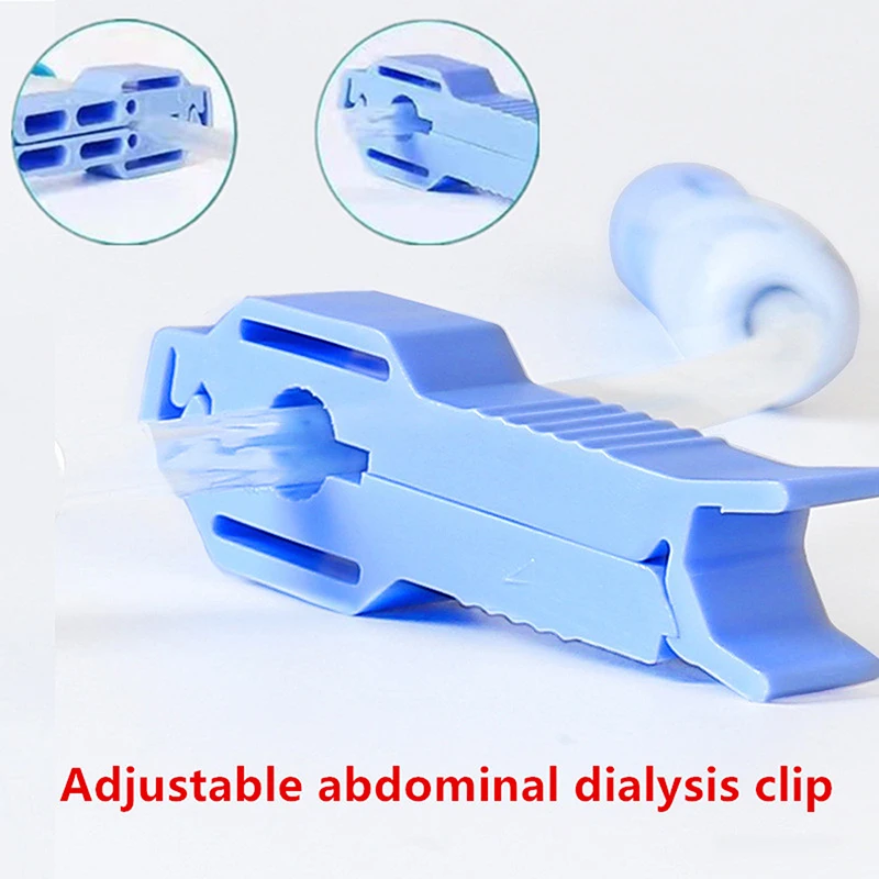 

] Peritoneal Flow Control Clips Peritoneal Clips Tube Fastener Clip Peritoneal Dialysis Accessories Belt Drainage Bag Tube Clip