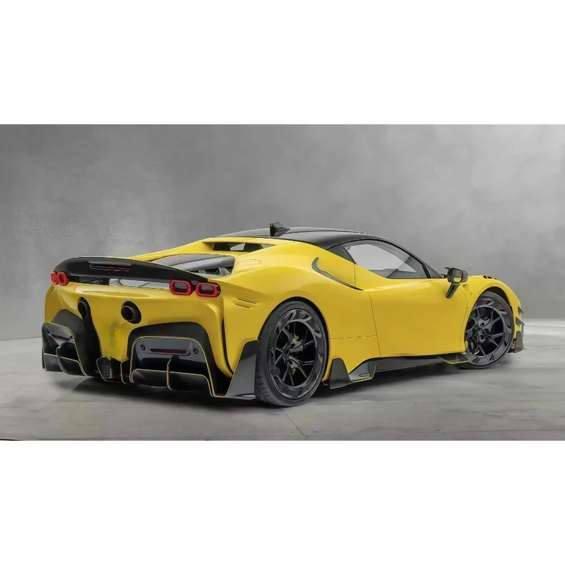 Dry Carbon Fiber Rear Diffuser Rear Lip For SF90