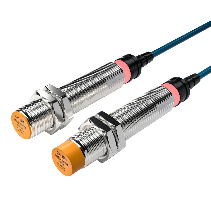 M8 Inductive Proximity Switch, DC24V 2-Wire 3-Wire Metal Detection Sensor, NPN/PNP Normally Open Normally Closed