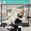 調整可能なヘビーデューティー50インチ電動Xリフト油圧式犬用グルーミングテーブル（ツールオーガナイザー付き、ジャッキ式、ペットグルーミングステーション） 2